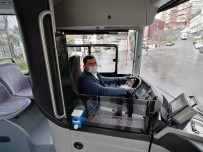 HALK OTOBÜSÜ - (Özel) Halk Otobüsü Şoföründen Korona Virüs Mücadelesinde Örnek Davranış