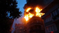 YANGINA MÜDAHALE - Samsun'da Korkutan Ev Yangını