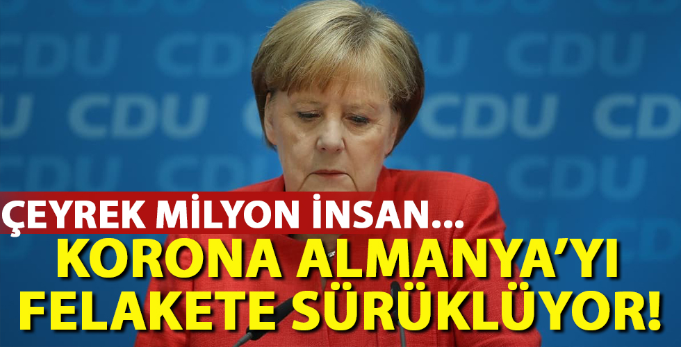 Almanlar felakete sürükleniyor