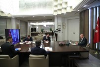 CUMHURBAŞKANLIĞI - Cumhurbaşkanı Erdoğan Bakanlarla Video Konferansla Görüştü