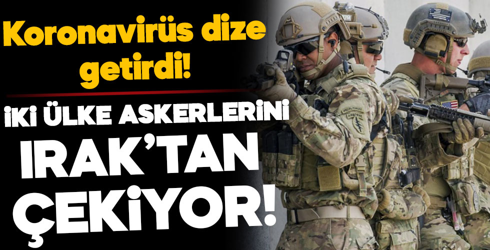 İki ülke Irak'tan askerlerini çekti!