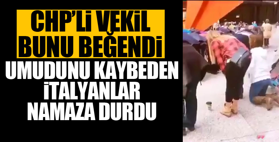 İtalyanlar namaza yöneldi!