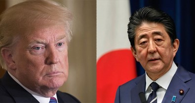 Japonya Başbakanı Abe Ve ABD Başkanı Trump'tan Telekonferans Görüşmesi