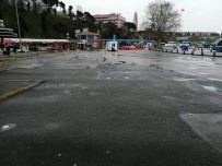 TOPLU TAŞIMA - Otobüssüz Kalan Harem Otogarı Drone İle Havadan Görüntülendi