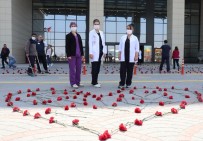 ESKİŞEHİR - Sağlık Çalışanlarına Karanfilli Destek