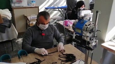 Şarkikaraağaç HEM' Maske Üretimi Başladı