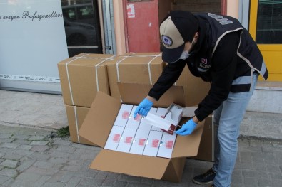 Sertifikasız Maske Üreten Adrese Operasyon Açıklaması 14 Bin Maske Ele Geçirildi