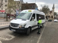 TOPLU TAŞIMA - Trafik Ekiplerinden Toplu Taşıma Araçlarında Korona Virüs Denetimi