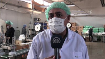 Yozgat'taki Firma, Sağlık Bakanlığı İçin Günde 300 Bin Tek Kullanımlık Maske Üretiyor