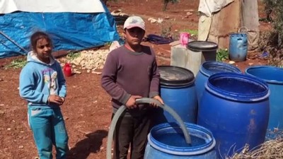 Afrin'deki Suriyelilere Haftalık 100 Ton Su Yardımı