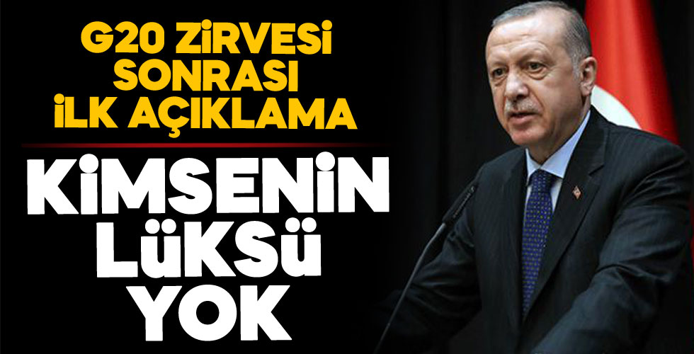 Cumhurbaşkanı Erdoğan'dan zirve sonrası açıklama!
