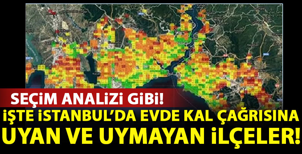 İstanbul'da evde kal çağrısına uyan ve uymayan semtler!