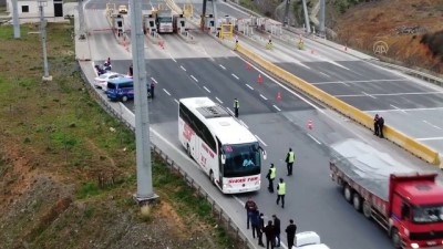 İstanbul'da Jandarmadan Yolcu Otobüslerinde Koronavirüs Denetimi