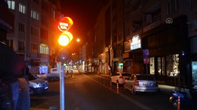 Kırklareli'nde Trafik Işıklarıyla 'Evde Kal' Çağrısı