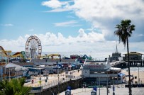 SANTA MONICA - Los Angeles'ın Renkli Sokakları Issız Kaldı