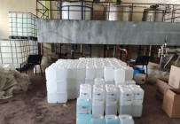 VERGİ DAİRESİ - Malatya'da 2 Ton 600 Litre Sahte Dezenfektan Ele Geçirildi