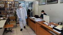 OSMAN GÜRÜN - Muğla'daki Gazete Büroları Dezenfekte Edildi