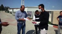 DEZENFEKSİYON - Sığınmacıların Kaldığı Geçici Barınma Merkezlerinde Kovid-19 Tedbirleri