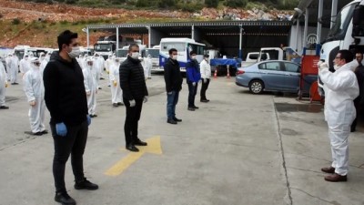 Bodrum'da Temizlik Personeli 'Koronavirüs Timi' Gibi Çalışıyor