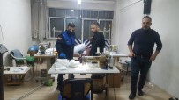 YILDIRIM BELEDİYESİ - Bursa'da Merdiven Altı Maske Üretimine Şok Baskın