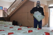 DÖNER SERMAYE - Fabrika Gibi Çalışan Meslek Lisesi 15 Günde 100 Tondan Fazla Dezenfektan Üretti