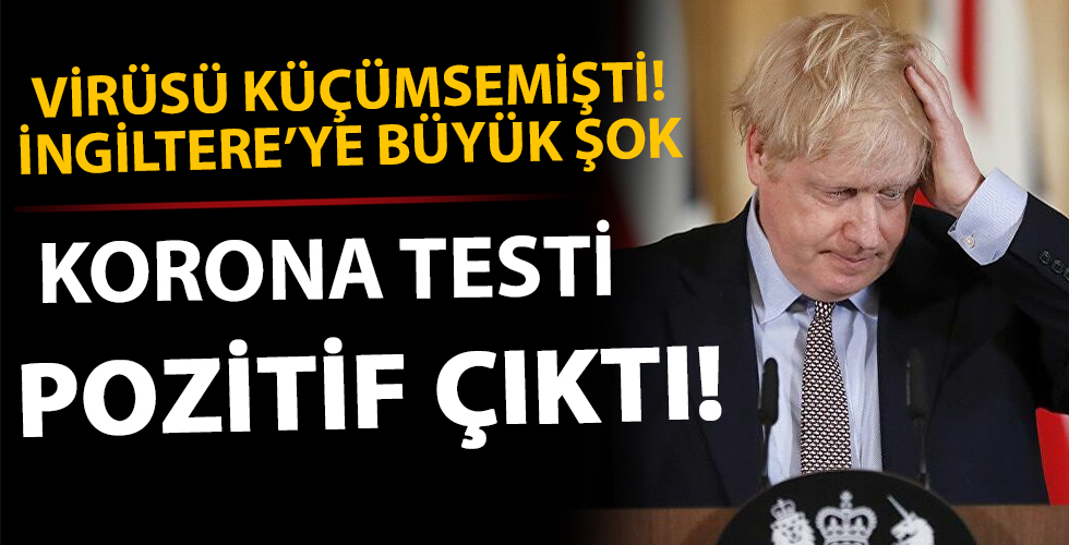 İngiltere Başbakanı Johnson korona virüsü kaptı!