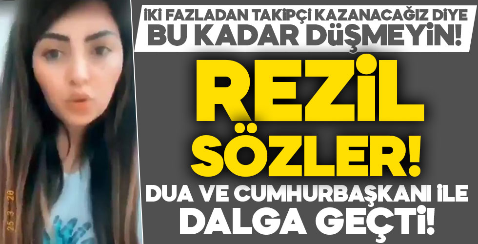 Kendine bilmez kadından hadsiz sözler!