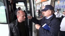 OTOBÜS TERMİNALİ - Kırklareli'de Otobüslerle Kente Gelen Yolcuların Ateşi Ölçülüyor