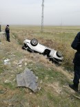 DİREKSİYON - Konya'da Otomobil Takla Attı Açıklaması 2 Yaralı