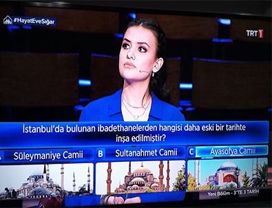 TRT'deki 3’te 3 Tarih programında bomba Ayasofya ayrıntısı