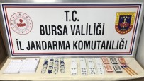 İSKAMBİL KAĞIDI - Bursa'da Jandarmadan Kumarhane Baskını