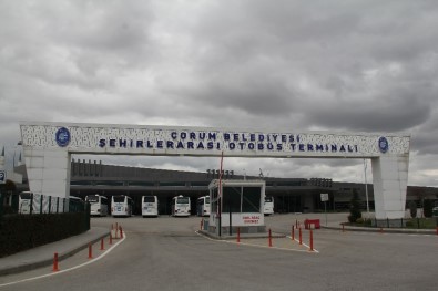 Çorum'da Şehirlerarası Terminal Sessizliğe Gömüldü