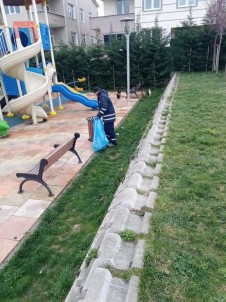 Ergene'deki Parklar Yıkanıp Temizleniyor