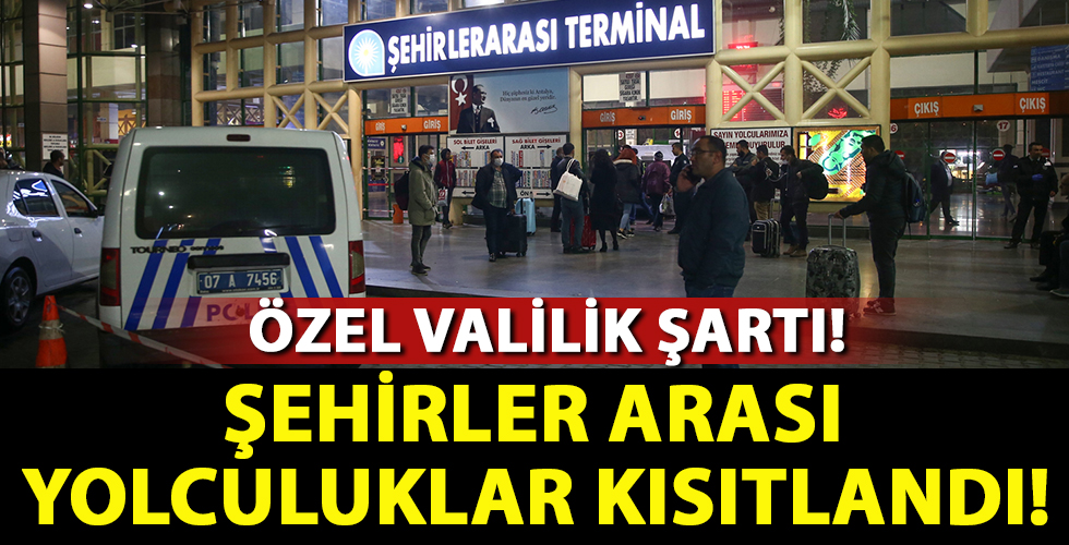 İçişleri Bakanlığı'ndan koronavirüs genelgesi: Şehir dışına çıkışlar kısıtlandı