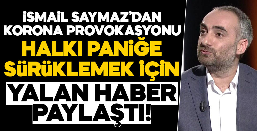İsmail Saymaz yine iş başında!