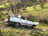 DİREKSİYON - Otomobil Şarampole Yuvarlandı Açıklaması 2 Yaralı