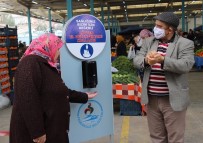 YOĞUN MESAİ - Pamukkale'de Pazar Yerlerinde Seyyar Dezenfekte Çalışmaları Devam Ediyor