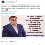 AK Parti İstanbul Milletvekili'nden Korona Virüsle Mücadeleye Anlamlı Destek