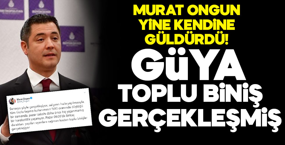 Murat Ongun'dan bir garip teoriler!