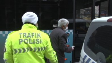 (Özel) İstanbul'da Yaşlı Adamın Otobüs Şoförleriyle İmtihanı