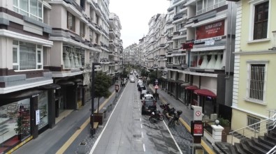 Samsun'da Vatandaşlar Çağrıya Uydu, Boş Sokaklar Havadan Görüntülendi