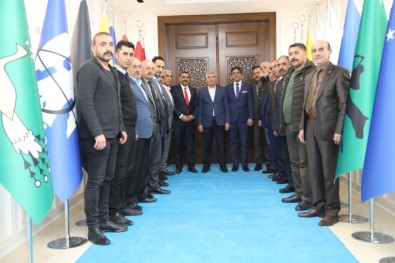 MHP' Den Başkan Güder'e Ziyaret
