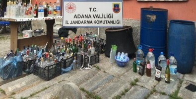 Adana'da Kaçak İçki Operasyonu