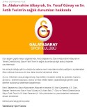 ABDURRAHIM ALBAYRAK - Galatasaray'dan Koronavirüs Açıklaması Açıklaması 'Fatih Terim Ve Abdurrahim Albayrak...'