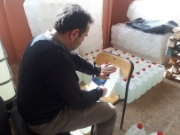 Kırşehir, Mesleki Ve Teknik Anadolu Lisesinde Covid-19'A Karşı Dezenfektan Üretimi Yapılıyor Haberi
