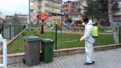 Körfez'de Dezenfekte Ekipleri Yoğun Çalışıyor