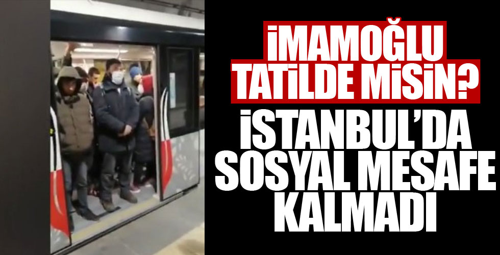 Yenikapı - Kirazlı metrosunda yoğunluk