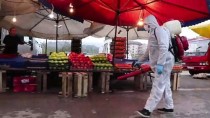 PAZAR ESNAFI - Akçakoca Belediyesinin Koronavirüs Önlemleri Sürüyor