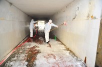 HAFTA SONU - Alanya Sanayi Bölgesi Ve Alt Geçitlerinde Dezenfekte