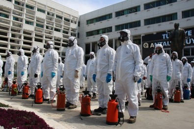 Antalya'da Dezenfekte Ordusu